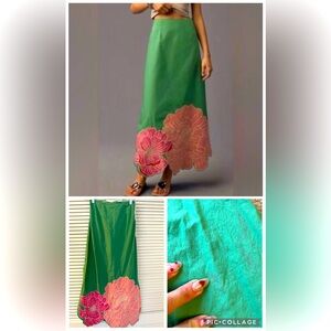 Farm Rio | Floral Maxi Skirt | Size: XS *does have a FLAW*